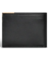 Champs Men's Iconic Collection Leather Top Wing Wallet