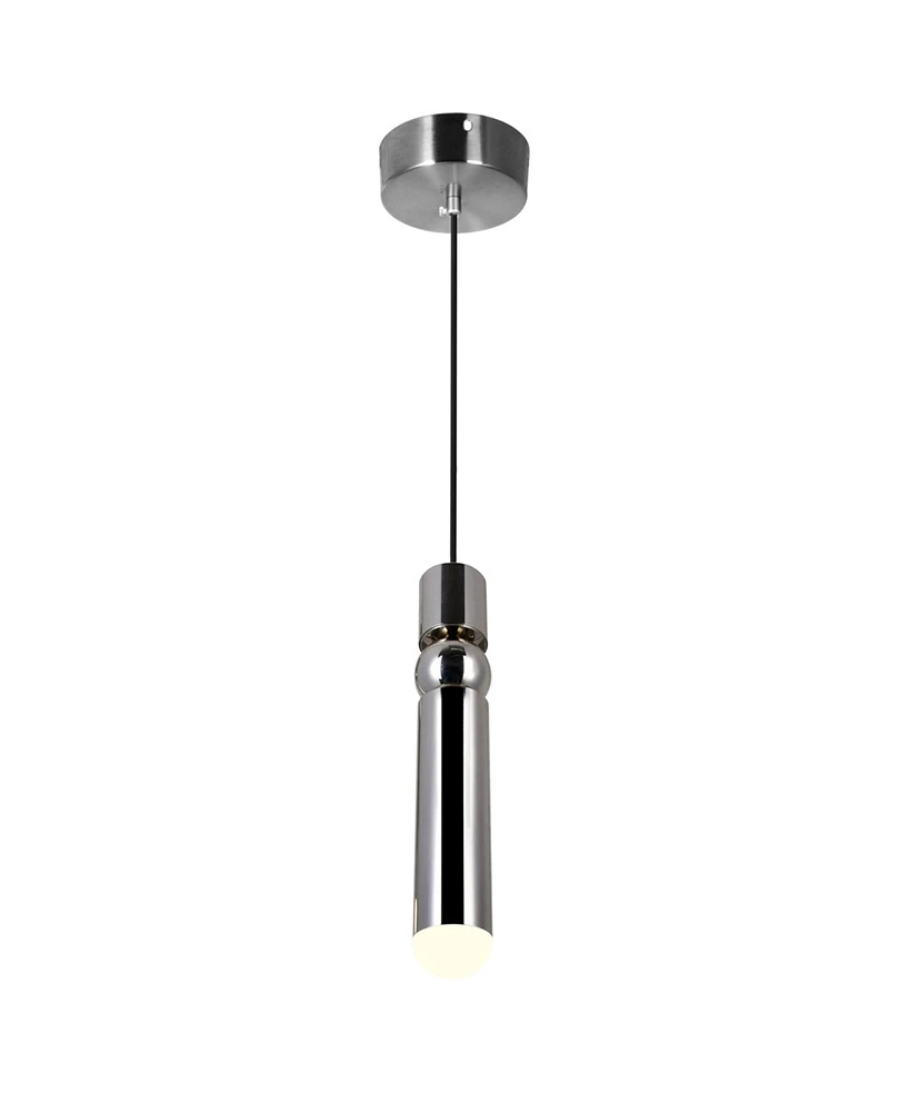 Cwi Lighting 14" Metal Chime Led Mini Pendant