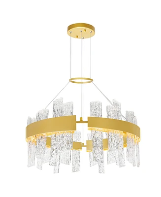 Cwi Lighting 14" Metal Guadiana Led Chandelier