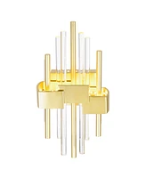 Cwi Lighting 16" Metal Millipede Led Wall Sconce