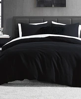 Dkny Modern Waffle 3 Piece Comforter Set