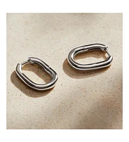 Ana Luisa Silver Hoop Earrings - Rox Small Silver