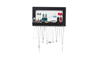 Slickblue Wall-Mounted Jewelry Manager Elegant Jewelry Stand for Organized Storage and Display