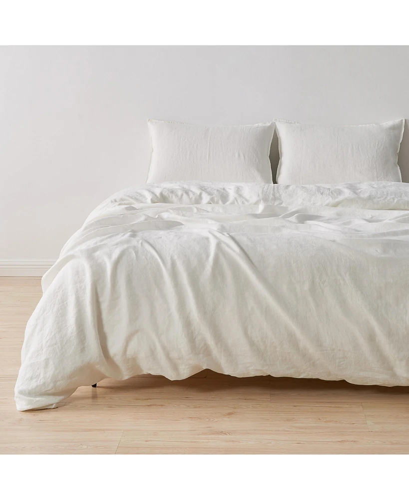 Linery & Co. 100% European Flax Linen Duvet Set