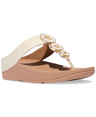 FitFlop Women's Fino Resin-Hoop Sandals