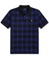 Polo Ralph Lauren Men's Custom Slim Fit Plaid Mesh Polo Shirt