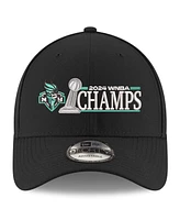 New Era Men's and Women's Black New York Liberty 2024 Wnba Finals Champions 9forty Adjustable Hat