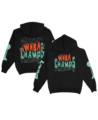 Playa Society Men's and Women's Black New York Liberty 2024 Wnba Finals Champions Premium Pullover Hoodie