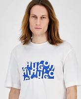 Hugo Boss Men's Nafralo Short Sleeve Crewneck Logo Graphic T-Shirt