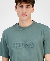 Hugo by Boss Men's Detori Regular-Fit Logo Embossed Graphic T-Shirt, Exclusively at Macy's