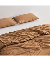 Verlee Linery & Co. 100% Pima Cotton Percale Duvet Set