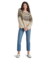 Steve Madden Women's Suzette Fair Isle Sweater