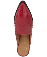 Jessica Simpson Women's Zurina Western Heeled Mules