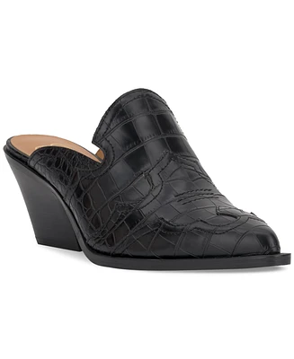 Jessica Simpson Women's Zurina Western Heeled Mules