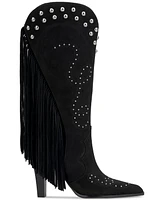 Jessica Simpson Women's Rosera Studded Fringe Cowboy Boots