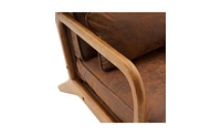 Slickblue Upholstered Single Lounge Chair, Stylish Indoor Accent Chair for Living Room