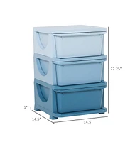 Slickblue Kids Storage Unit Dresser - Functional Solution for Organized Playrooms