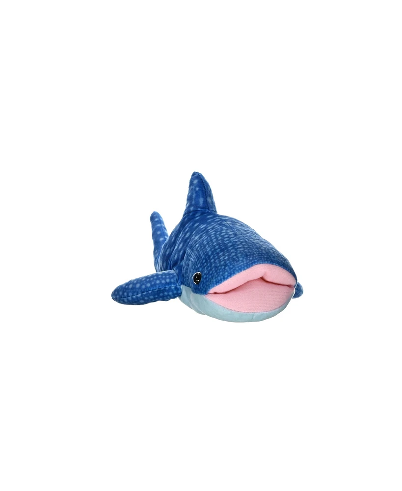 Wild Republic Living Ocean Mini Whale Shark Stuffed Animal, 12 Inches