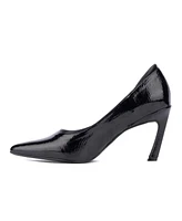 New York & Company Women's Kailynn- Pointy Textured Pump Heels