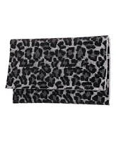 Nina Leopard Print All Over Crystal Envelope Clutch