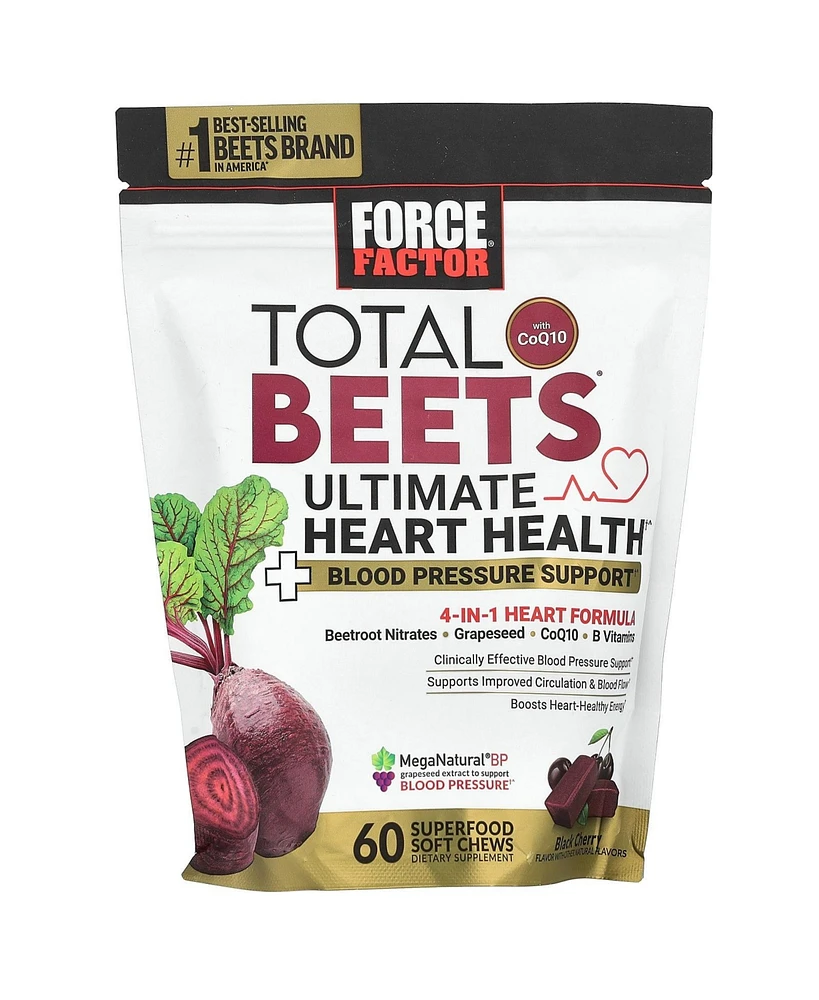 Force Factor Total Beets With CoQ10 Black Cherry