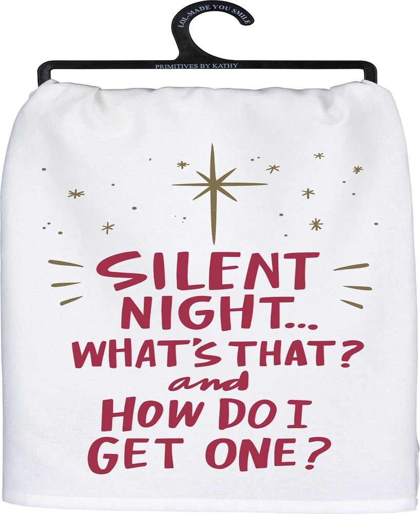 Primitives by Kathy Silent Night Kitchen Towel