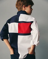 Tommy Hilfiger Toddler and Little Boys Classic Tommy Long Sleeve Shirt