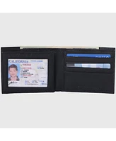 Alpine Swiss Men's Wallet Trifold Bifold Billfolds to choose from Genuine Leather