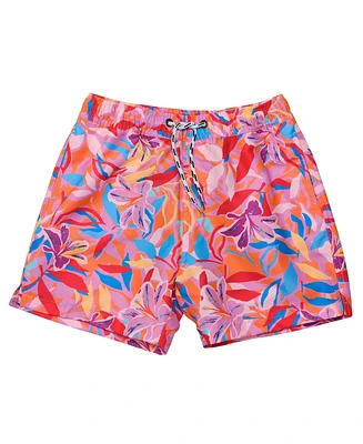 Snapper Rock Big Boys Blooming Sunset Sustainable Swim Short