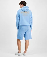 Hugo Boss Mens Relaxed Fit Logo Hoodie Shorts