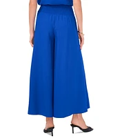 Vince Camuto Women's Smocked-Waist Wide-Leg Pants