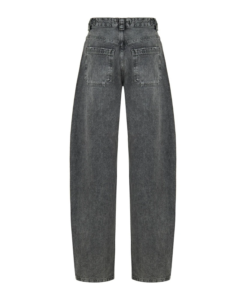 Nocturne Women's High Waisted Balloon Jeans