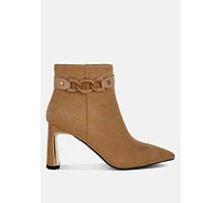 London Rag Antares Chain Belt Detail Ankle Boots