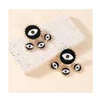 Sohi Women's The Malocchio Drop Earrings