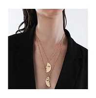 Sohi Women's The Lovers Multi-Layer Necklace