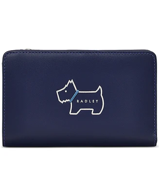 Radley London Heritage Dog Outline Medium Bifold Wallet