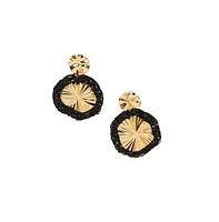 Sohi Women's The Revolving Mirror Drop Earrings