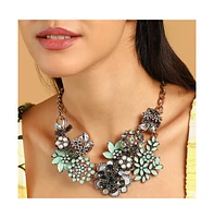 Sohi Women's The Garden Of Eden Statement Necklace