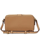 Lauren Ralph Witley Leather Crossbody Wallet