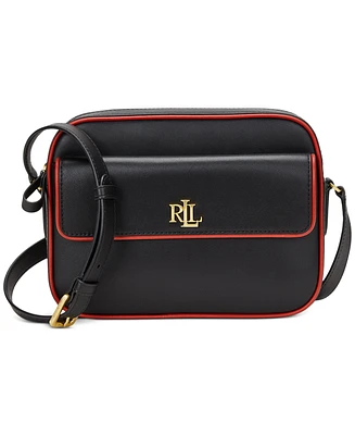 Lauren Ralph Lauren Two-Tone Leather Small Marcy Camera Bag