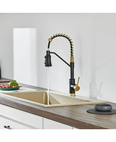 Flynama Pull out Touchless Single Handle Kitchen Faucet with MotionSense