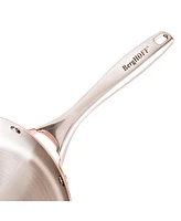 Tri-Ply 8" Deep Skillet, Non-Hammered