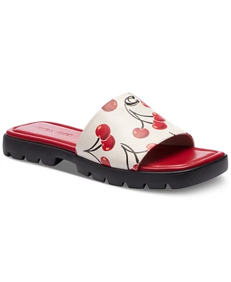 Coach Women's Florence Cherry Print Sandals