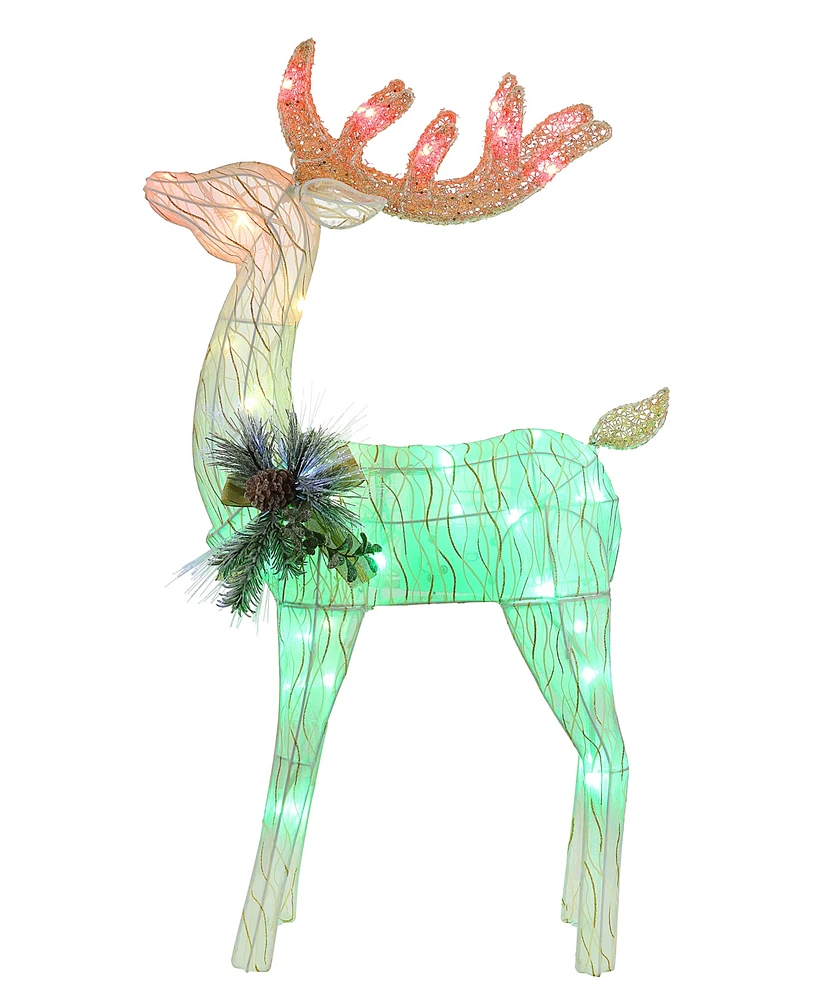 Mr. Christmas 3 ft. Outdoor Animated Fiber Optic Reindeer