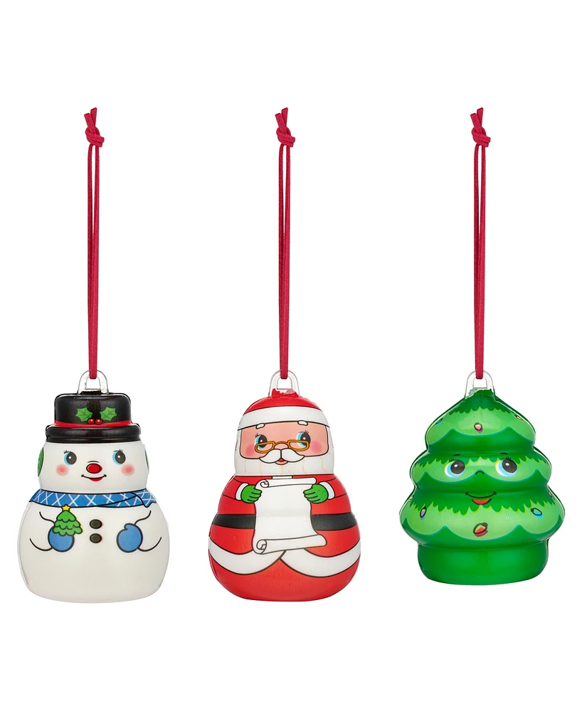 Mr. Christmas 3" Musical Marsh Melodies Ornaments, Set of 3