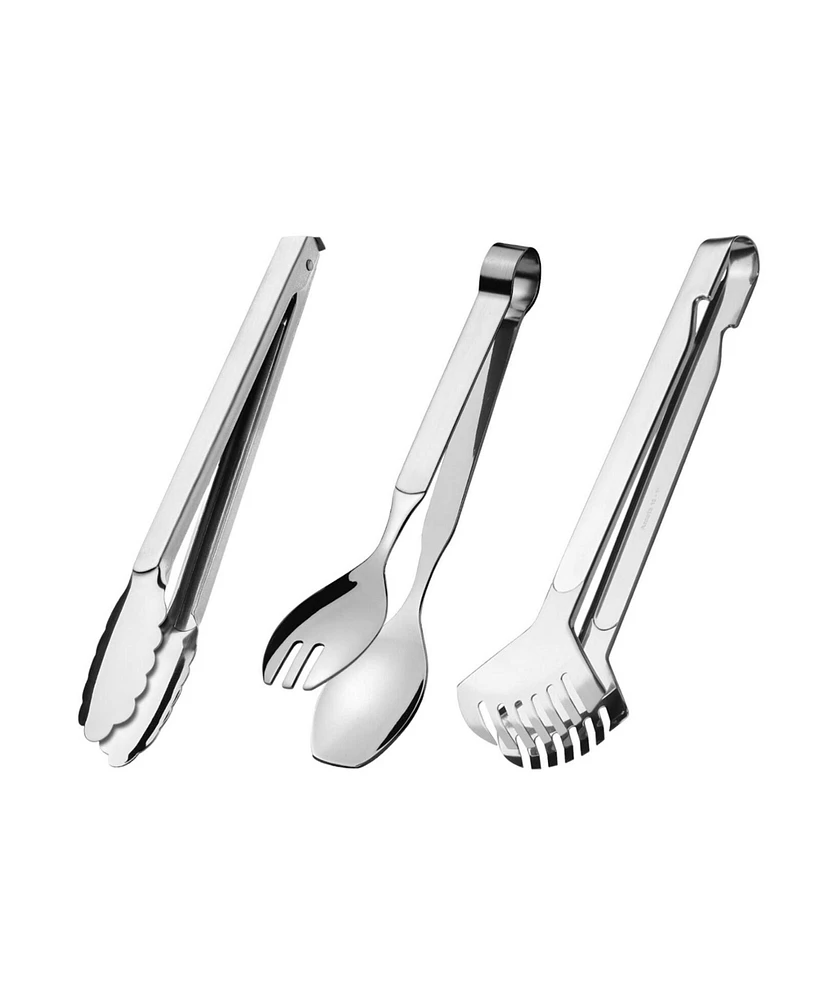 Amefa Buffet 3-Piece Serving Tong Set