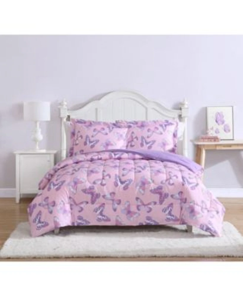 Alex Bella Magical Butterfly 3 Piece Ultra Soft Microfiber Comforter Set