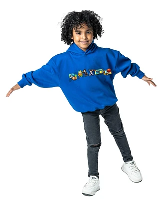 Rabble Clothing Toddler Unisex Customizable Hoodie Bundle with Champion Smiles Dabblz