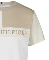 Tommy Hilfiger Big Boy Blocked Short Sleeve Tee