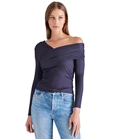 Steve Madden Women's Pacie Asymmetrical-Neck Top